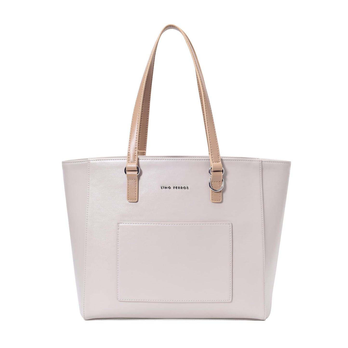 Lino Perros Color-Blocked Commuter Tote Bag