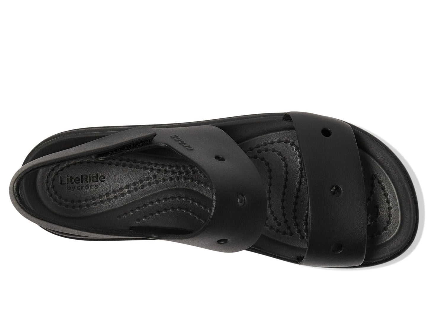 Crocs Brooklyn 4U Women Sandal (UK Size-6|Color-Black)