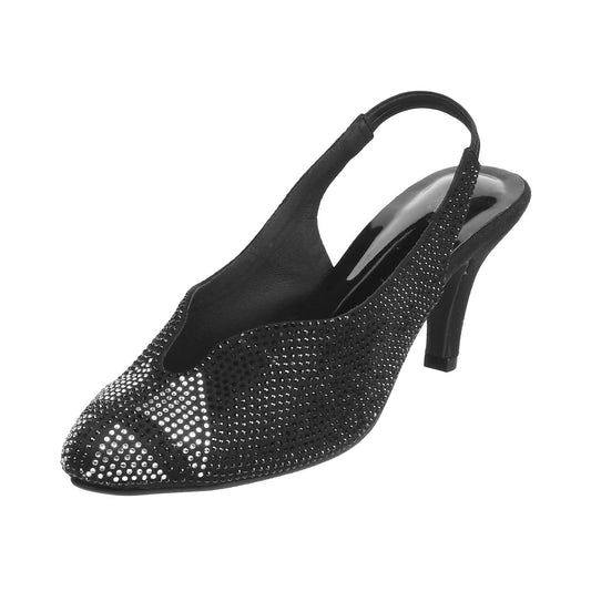 Metro Womens Synthetic Black Sandals - SaumyasStore