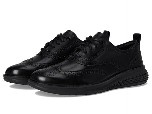 Cole Haan Men's Og Energyweave Wingtip Oxfords, Black/Black/Black, 10-M US