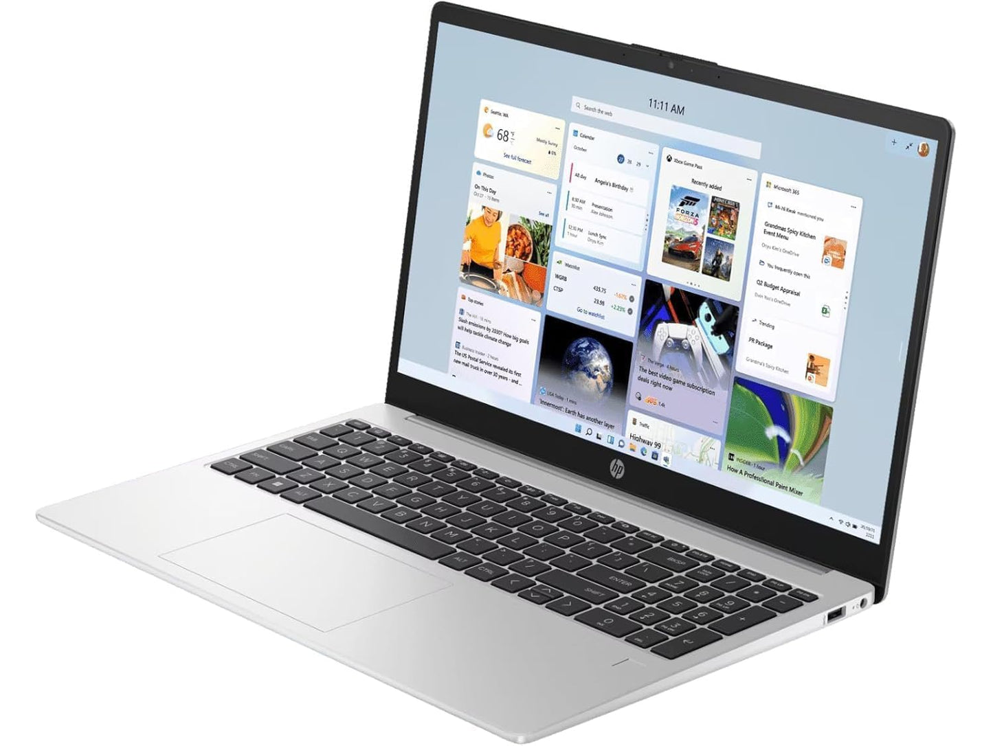 HP 15 255R G10, AMD Ryzen 5 7535U Hexa Core (6 Core, 12 Threads, 2.9 to Max 4.3 Ghz) (8 GB/512 GB SSD/AMD Radeon Graphics/Windows 11) Thin and Light Laptop(15.6 inch HD Display, Matt Silver, 1.45 kg