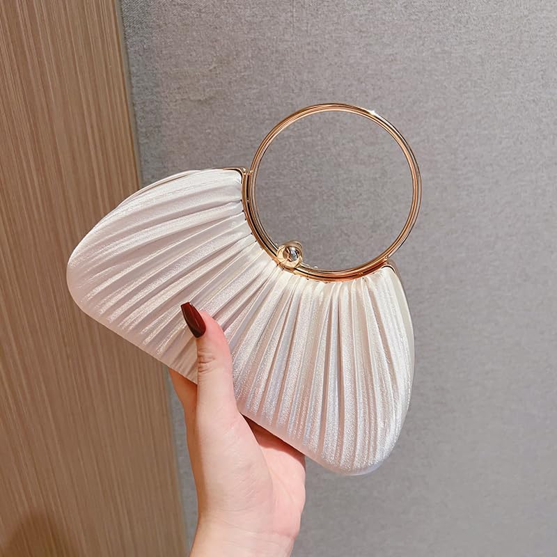 Mastyle® Ring Handle Clutch Handbag For Women With Minimal Design