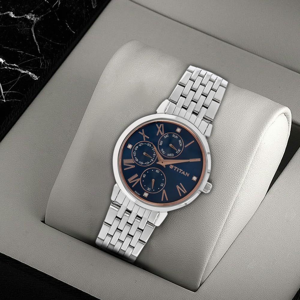 Titan Ladies Neo - Ii Analog Blue Dial Women's Watch NM2569SM01/NN2569SM01