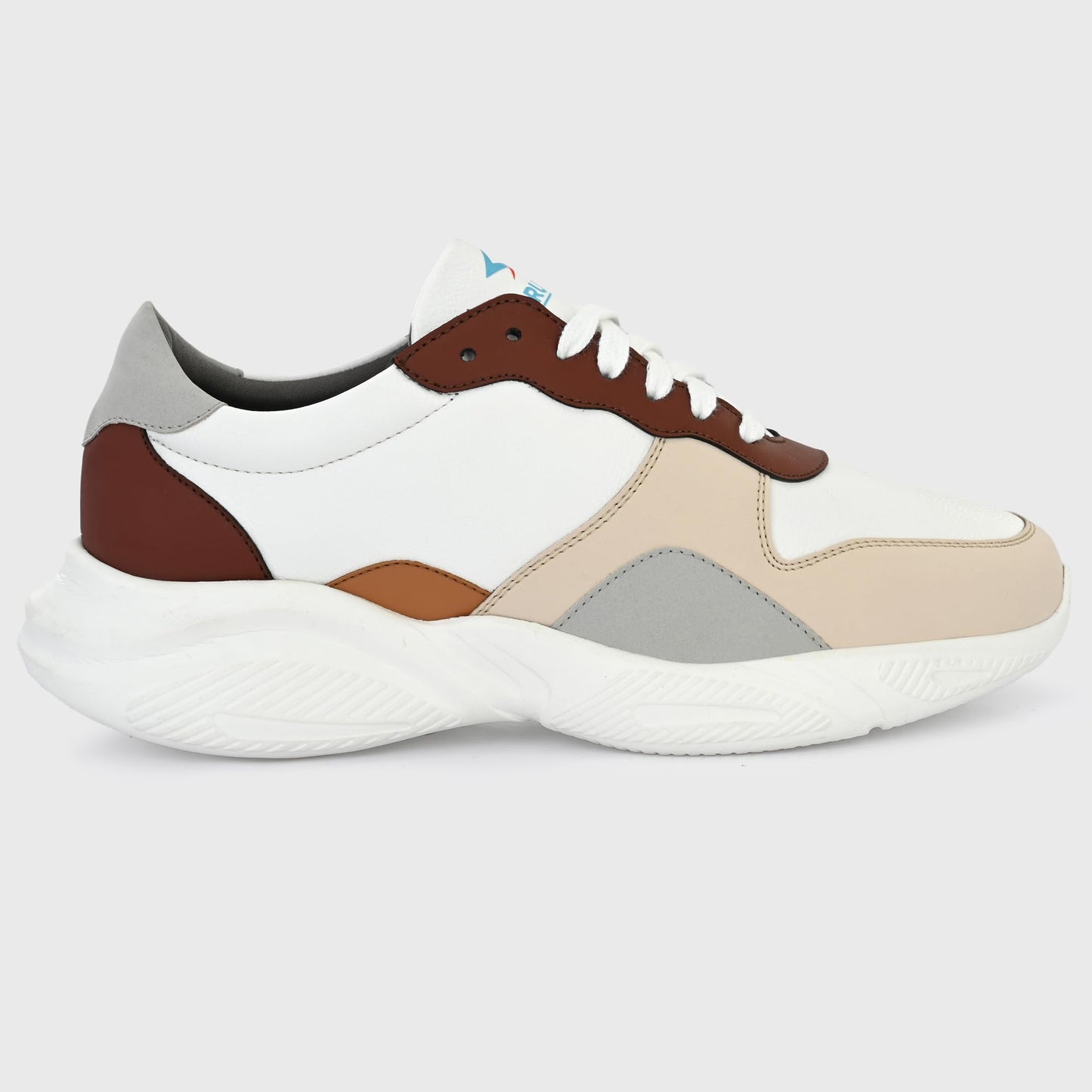 Cruiser Men's Fleix Beige Chunky Sneakers_9 UK (2528-6)