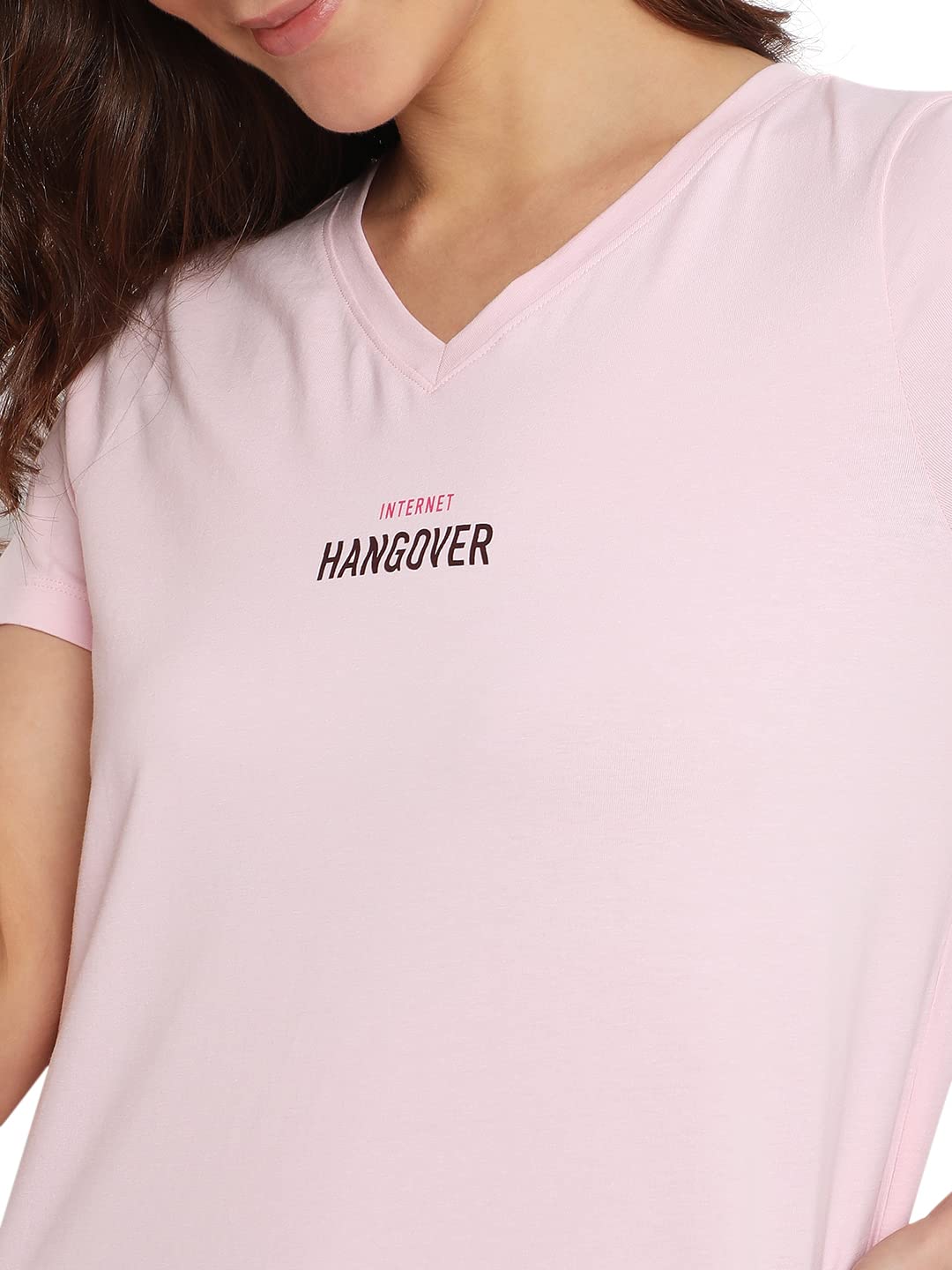 VERO MODA Intimates Regular Fit Sleepwear Set (254665901_Parfait Pink_XS)