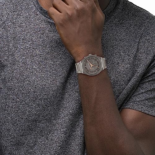 Calvin Klein Ck Fearless Qtz Multifunction Grey Tonneau Dial Men's Watch|Stainless Steel Material|Multi Color Band - 25200304