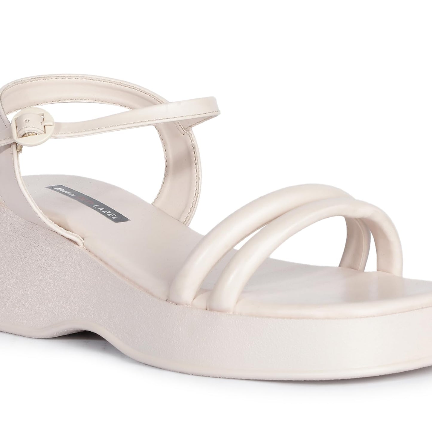Bata Red Label 6611 Hannah Sandal OFFWHITE Sandal Shoes for Women | Perfect for Casual and Formal Occasions | Comfortable | Lightweight | All Day wear Size- 4