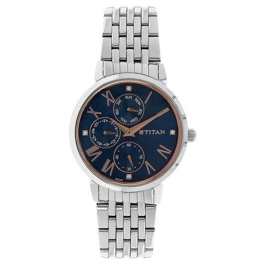 Titan Ladies Neo - Ii Analog Blue Dial Women's Watch NM2569SM01/NN2569SM01