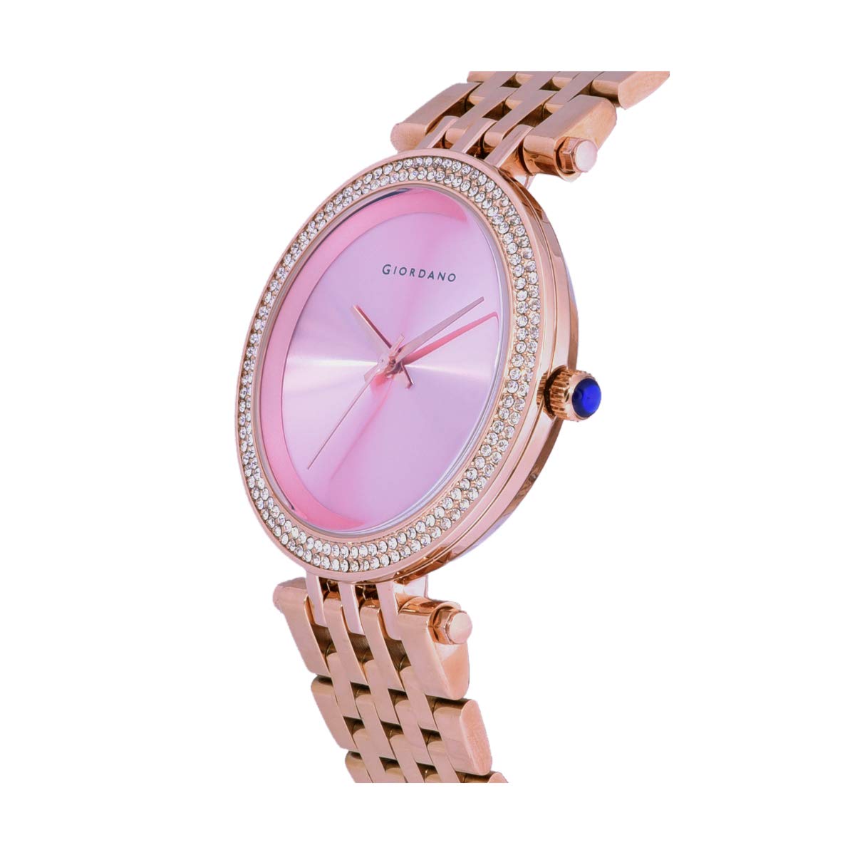 Giordano Analogue Pink Dial Women's Watch-GZ-60015-22