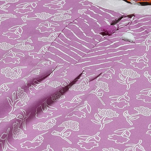 Rangriti Women's Regular Fit Blouse (RMMINDIETO18239SS23PRPL_Purple