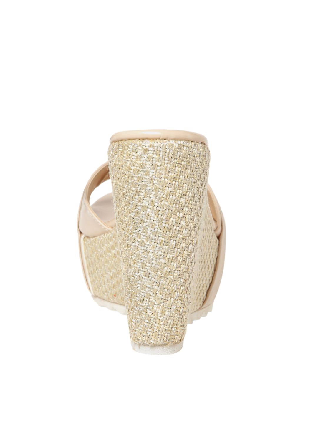 Marc Loire Women's Cream Open Toe High Heel Slip On Wedges Footwear, 3 UK