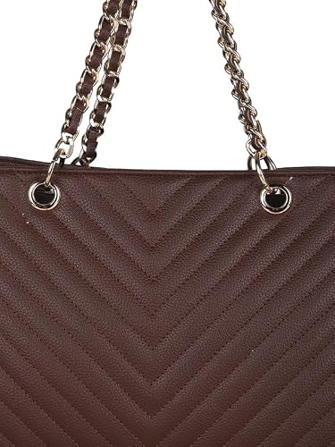 MINI WESST Women's Western Casual Solid Zip Handheld Bag | Ideal for Office, College & Everyday Use