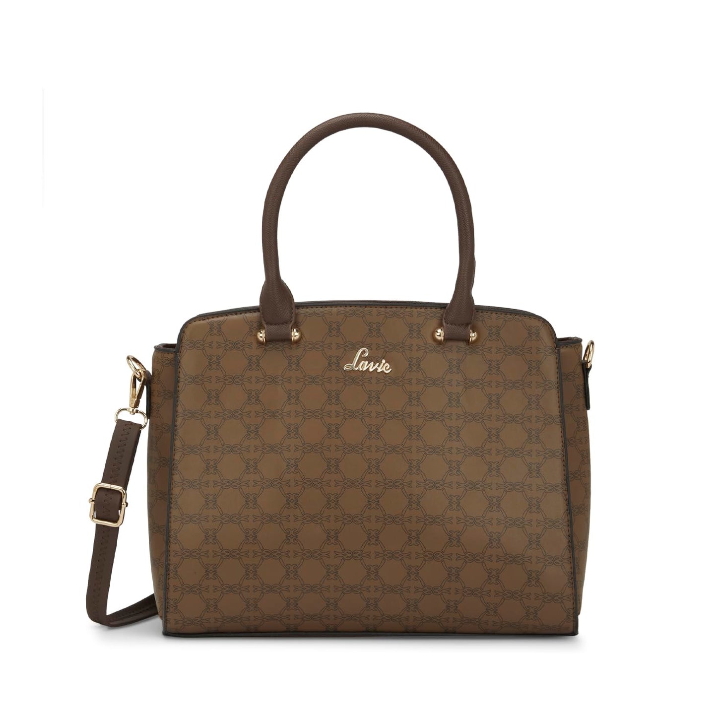 Lavie Women's Mono Ushawu Medium Satchel Handbag for Women | Satchel Bag for Work | Ladies purse | Stylish Shoulder Bag | Gift For Women