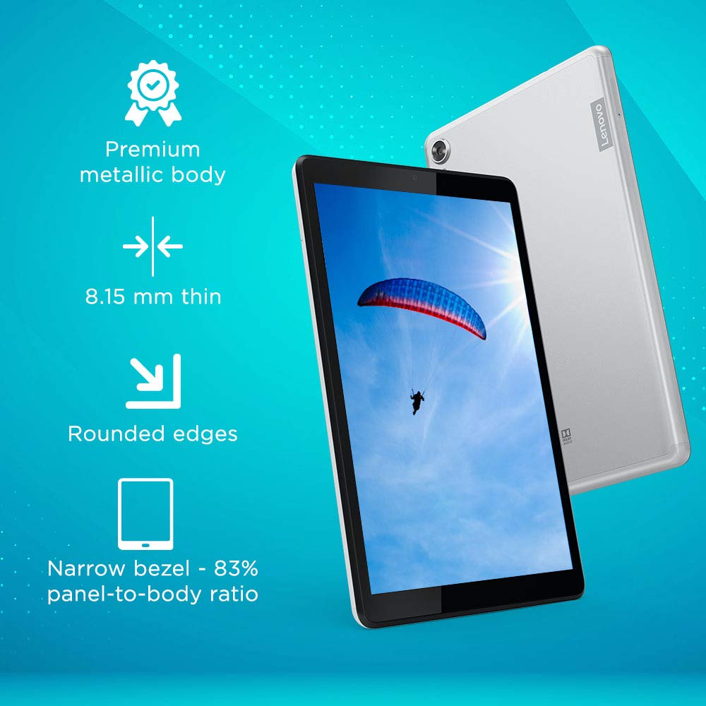 Lenovo Tab M8 FHD (8 inch(20cm), 4 GB, 64 GB, Wi-Fi+LTE, Calling), Grey with Camera Flash