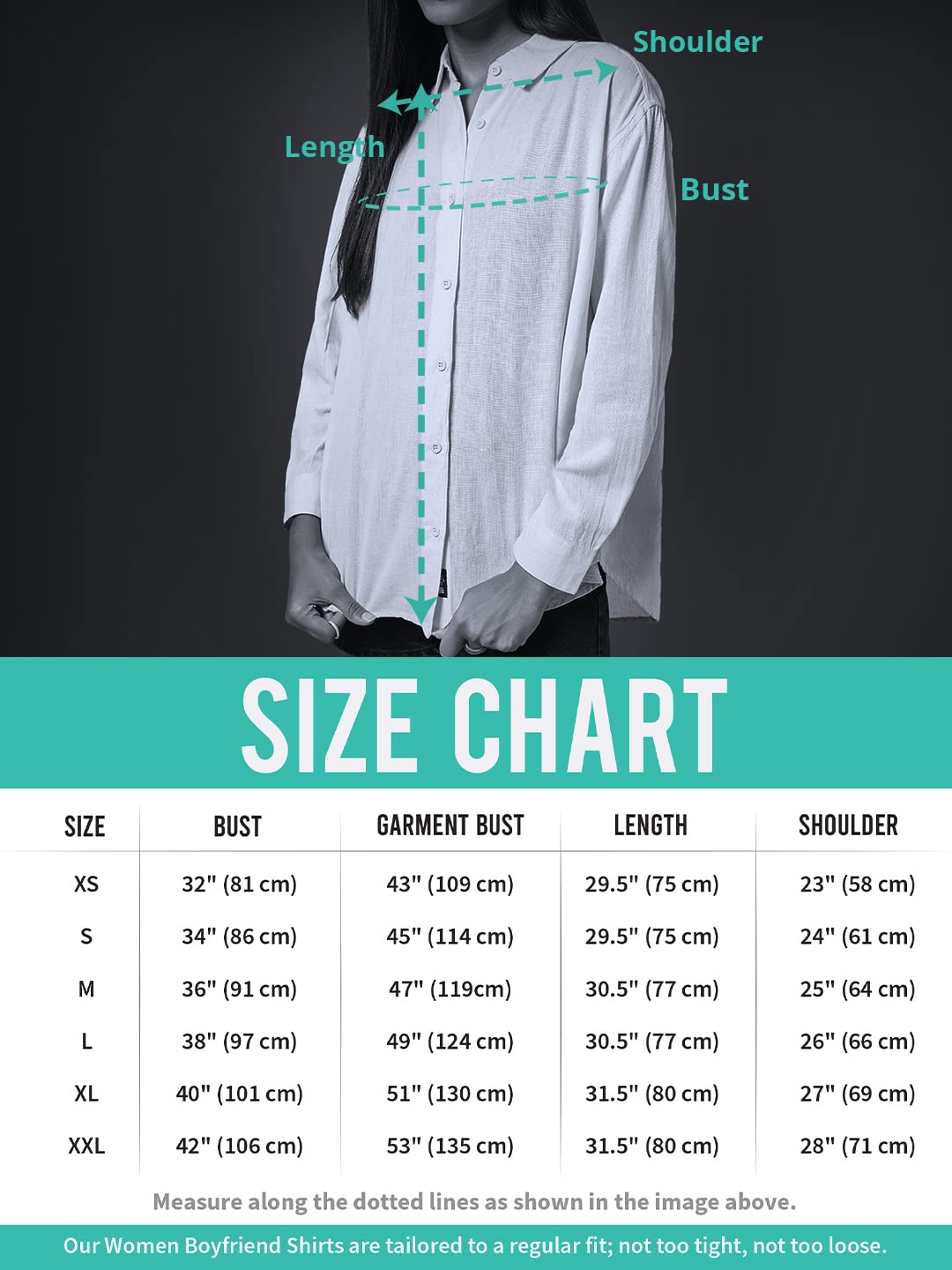 The Souled Store Konnichiwa Women and Girls Long Sleeve Button Down Cotton Boyfriend Fit Shirts Multicolour