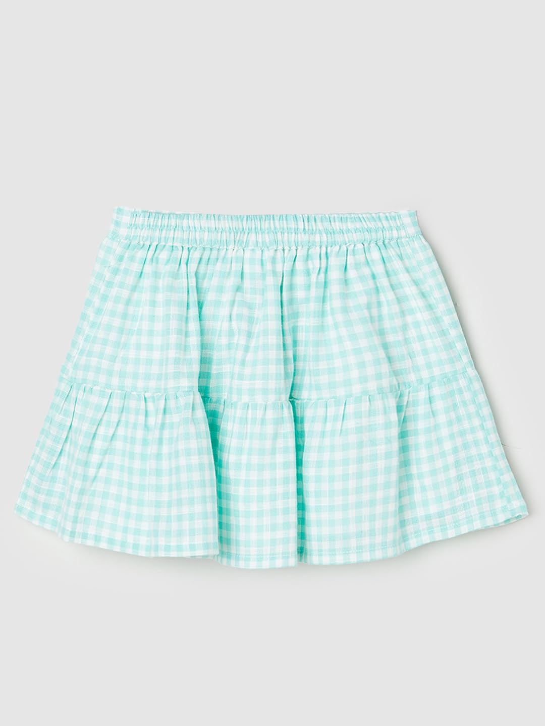 Max Cotton Western Skirt Light Green