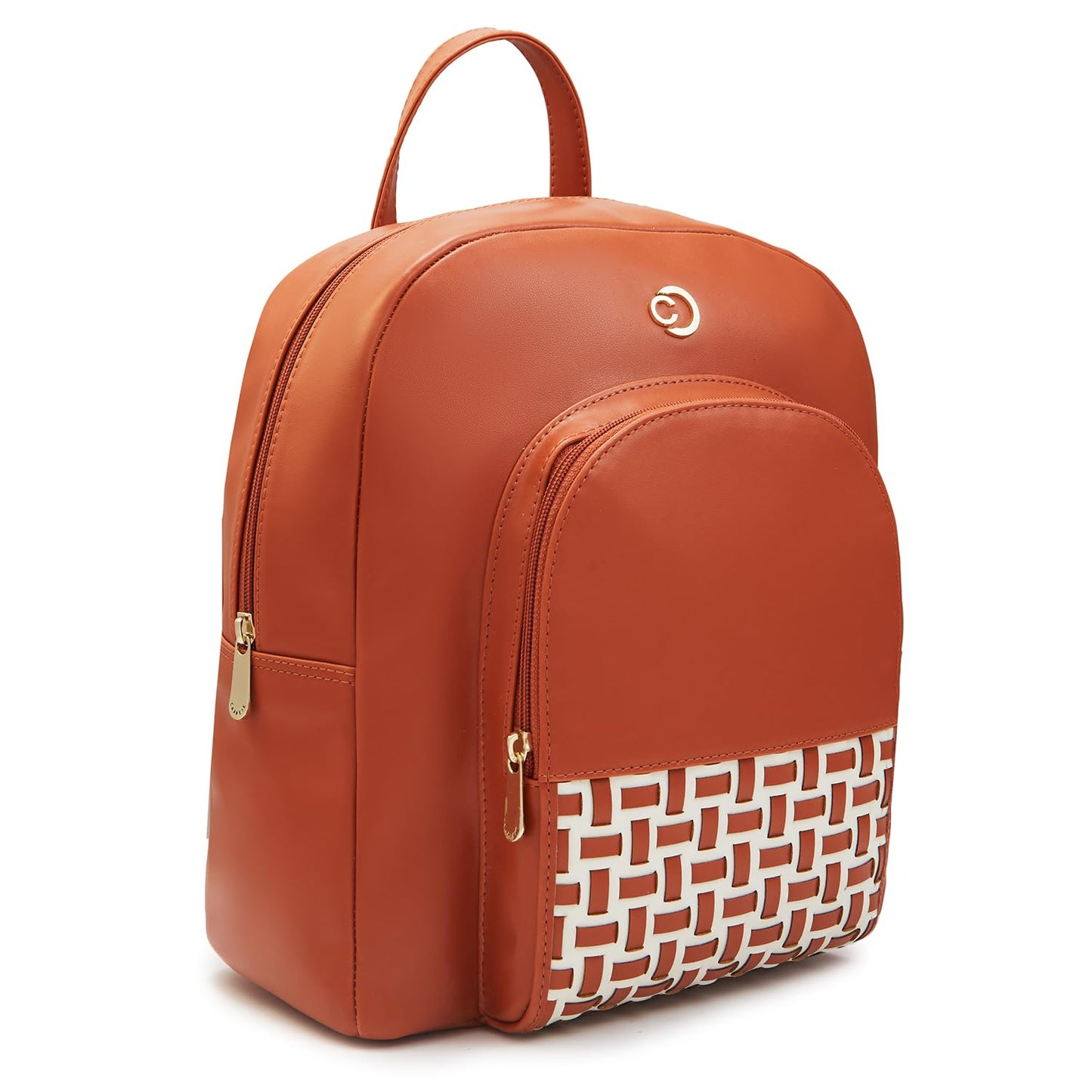 Caprese ZETA BACKPACK LARGE TAN QUILTED WOMEN'S BAG