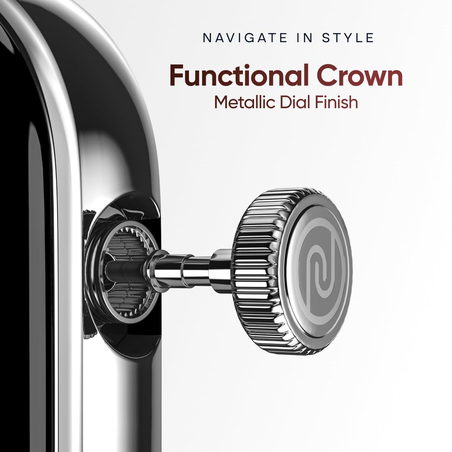 Noise ColorFit Pulse 4 Pro Smartwatch - Rose Pink