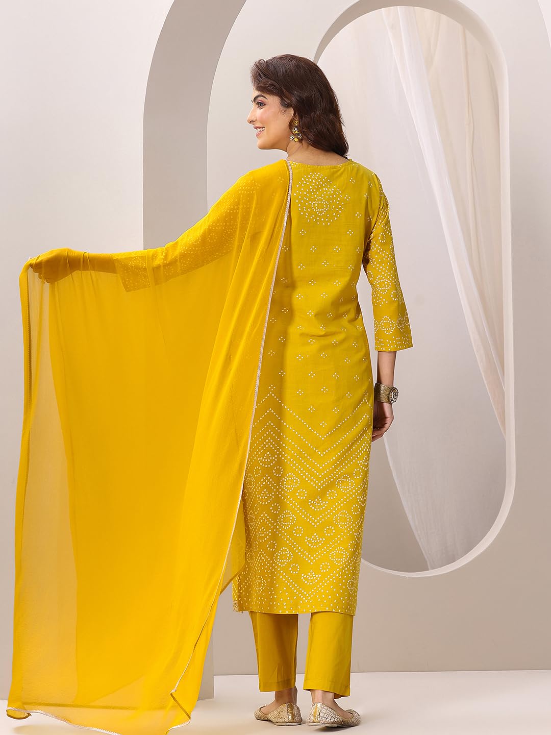 Libas Women's Cotton Blend Kurta Sets (99130OR