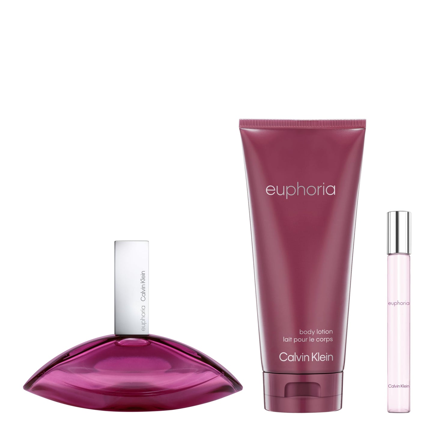 Calvin Klein Euphoria Women Giftset (Eau de Parfum 100ml + Body Lotion 200ml + Travel Spray 10ml)