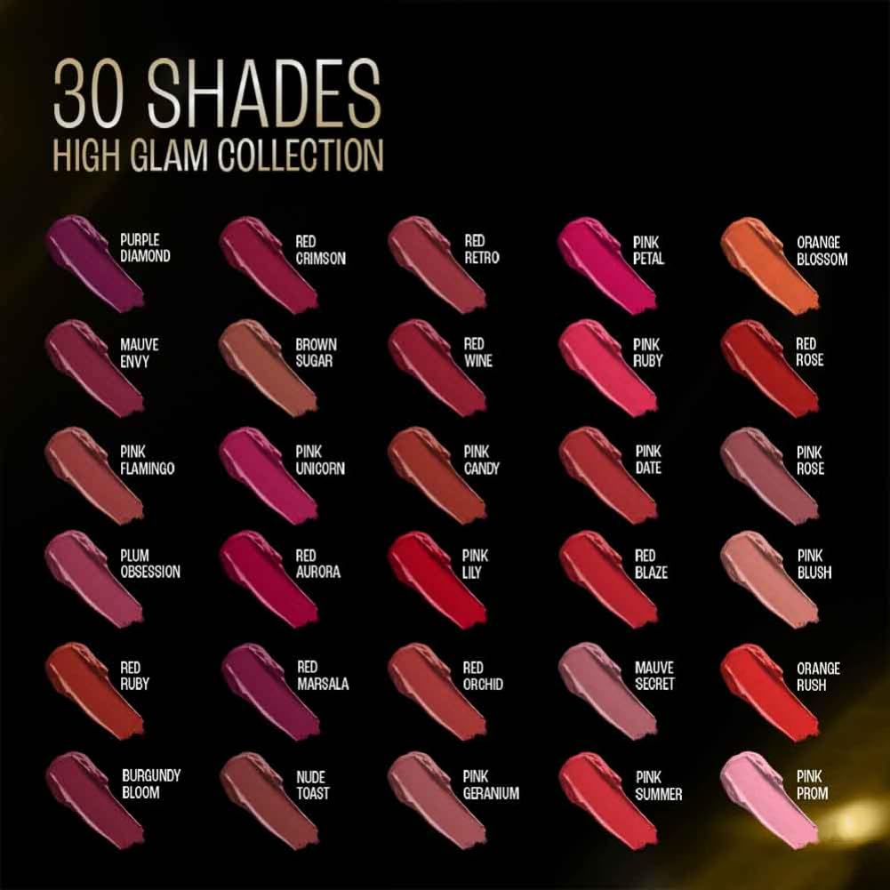 Lakme Forever Matte Lipstick, Waterproof, Non Drying, Creamy Matte Bullet Lipstick Made With French Rose Oil Extracts, Red Crimson, 4.5g