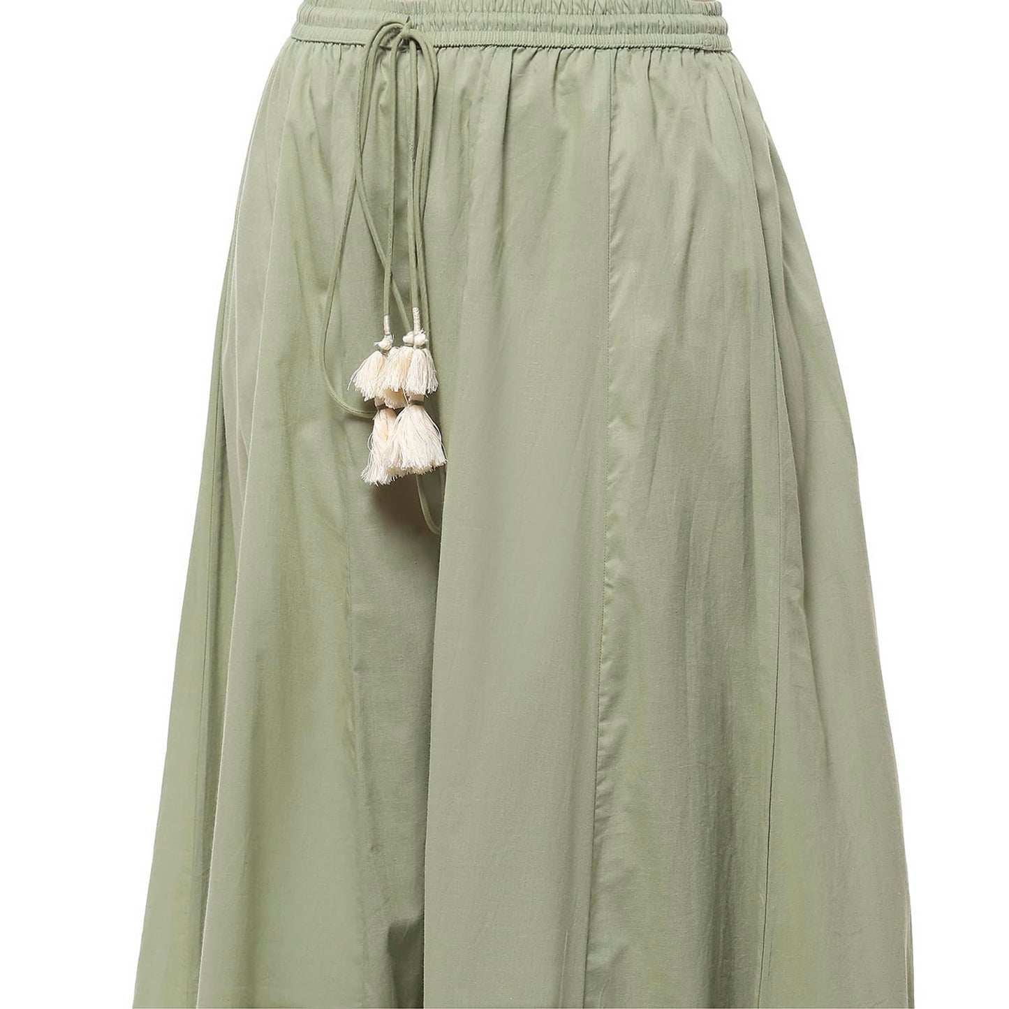 BIBA Women's Cotton Kurta Set (SKDNKSI10445SS25GRN_Green