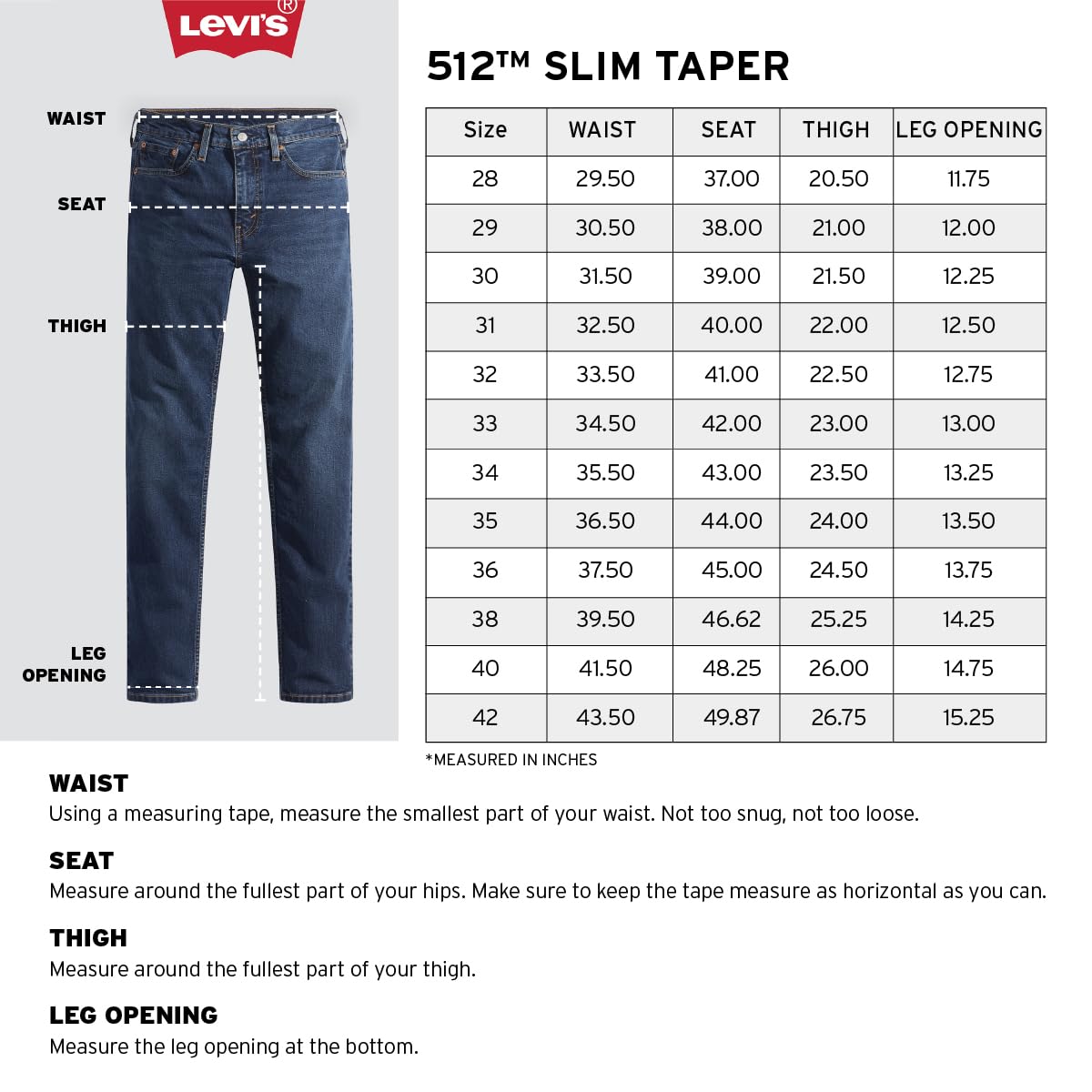 Levi's Men's 512 Slim Tapered Fit Mid-Rise Light Fade Stretchable Mid Rise Jeans Black, 34
