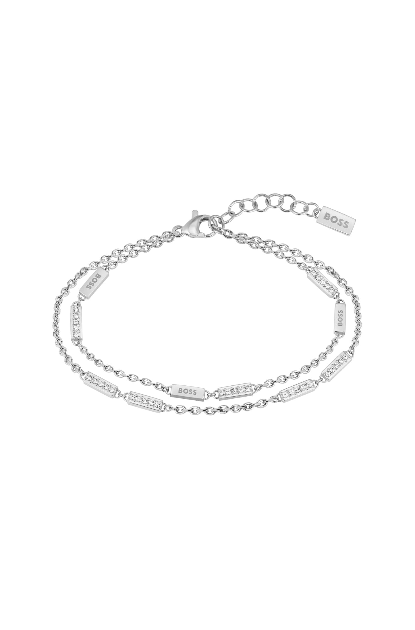 BOSS Laria Family Stainless Steel & Crystals Women's Bracelet - 1580448