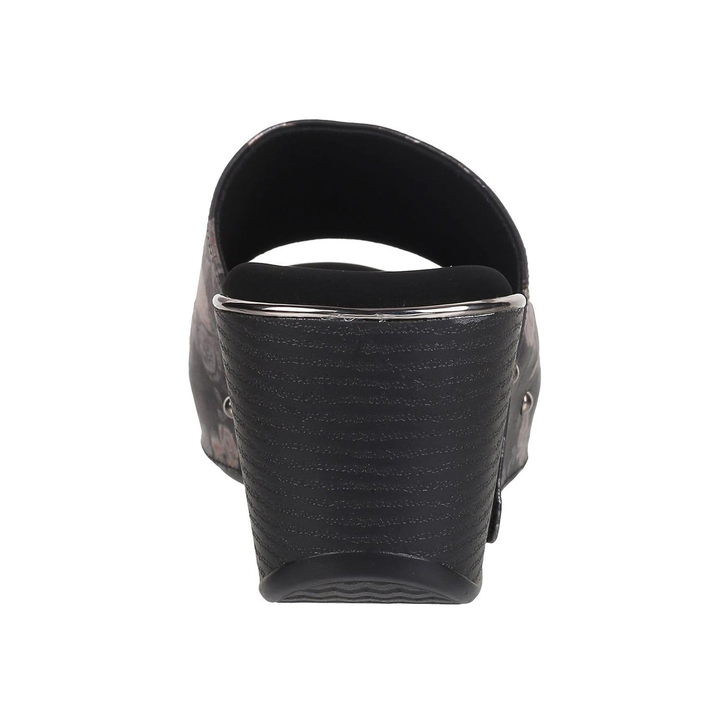 Mochi Women Black Wegde Heel Fashion Sandal UK/5 EU/38 (34-93)