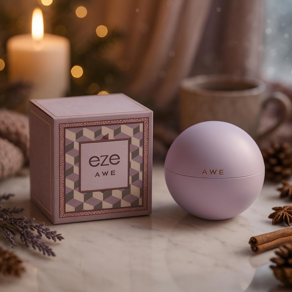 Eze Perfume Awe Eau De Parfum For Women - 30ml |Premium and Long Lasting Perfume | Fruity Grapefruit, Rosemary & Cardamom | Floral Ylang & Tuberose | Woody Leather, Cedar & Vetiver Base | EDP