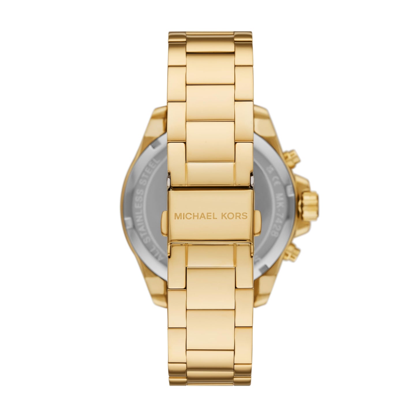 Michael Kors Stainless Steel Analog Gold Dial Women Watch-Mk7428, Gold Band