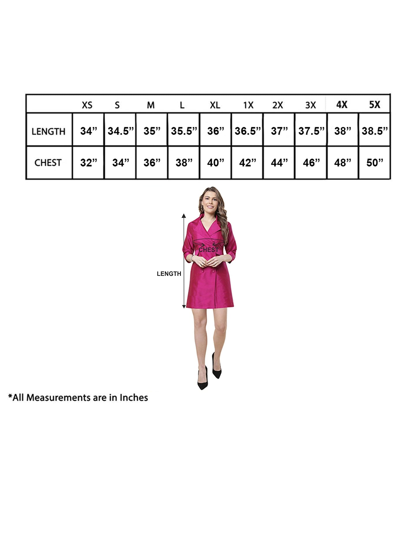 A.T.U.N. (ALL THINGS UBER NICE) Women's Blazer Dress Red