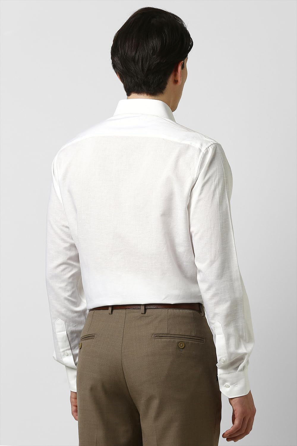 Van Heusen Men's Regular Fit Shirt (VHSFFCUBC51167_White