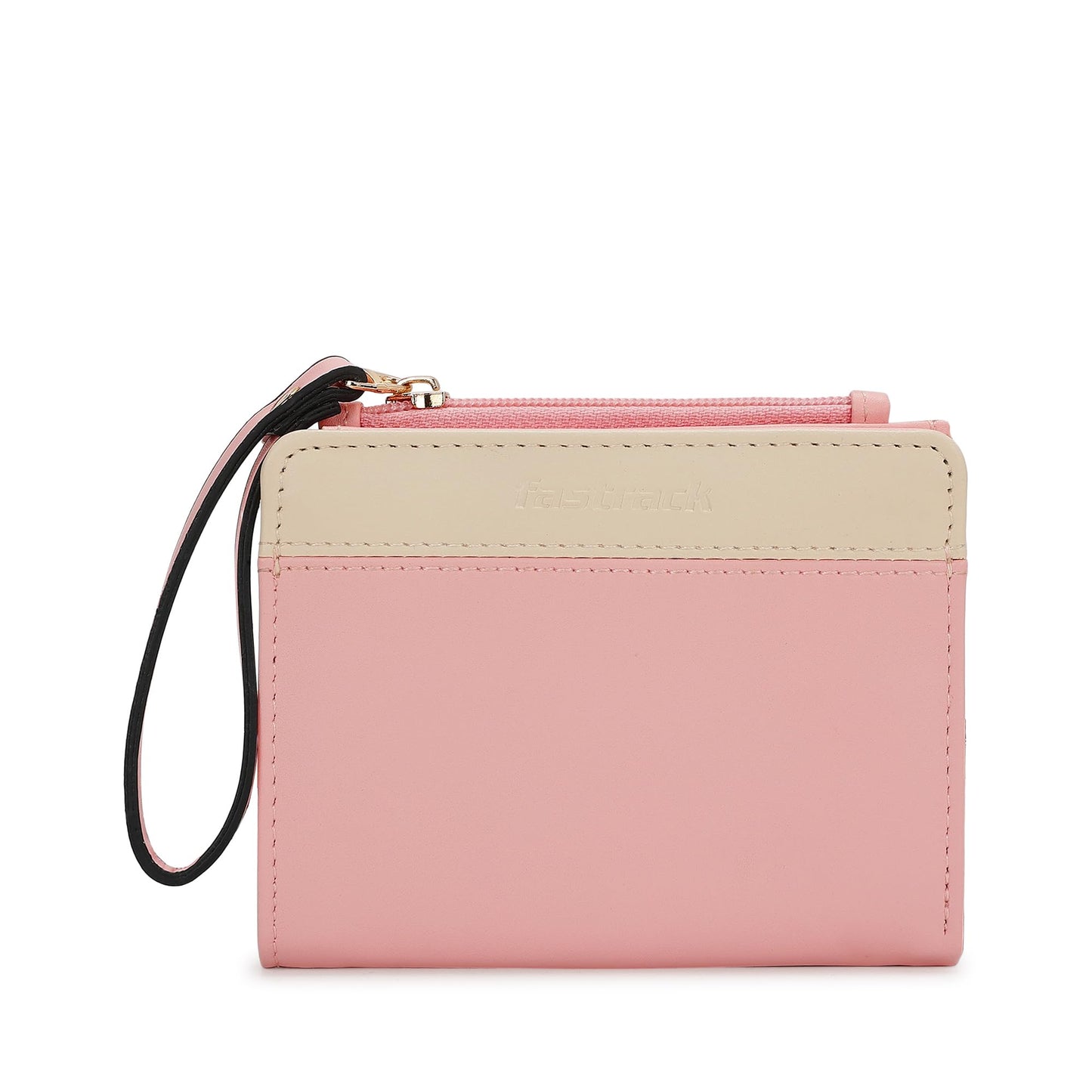 Fastrack Colour Blocked Wallet with Wristlet For Women, Girls and Ladies