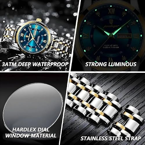 The Watch Company Poedagar Men's Quartz Watch