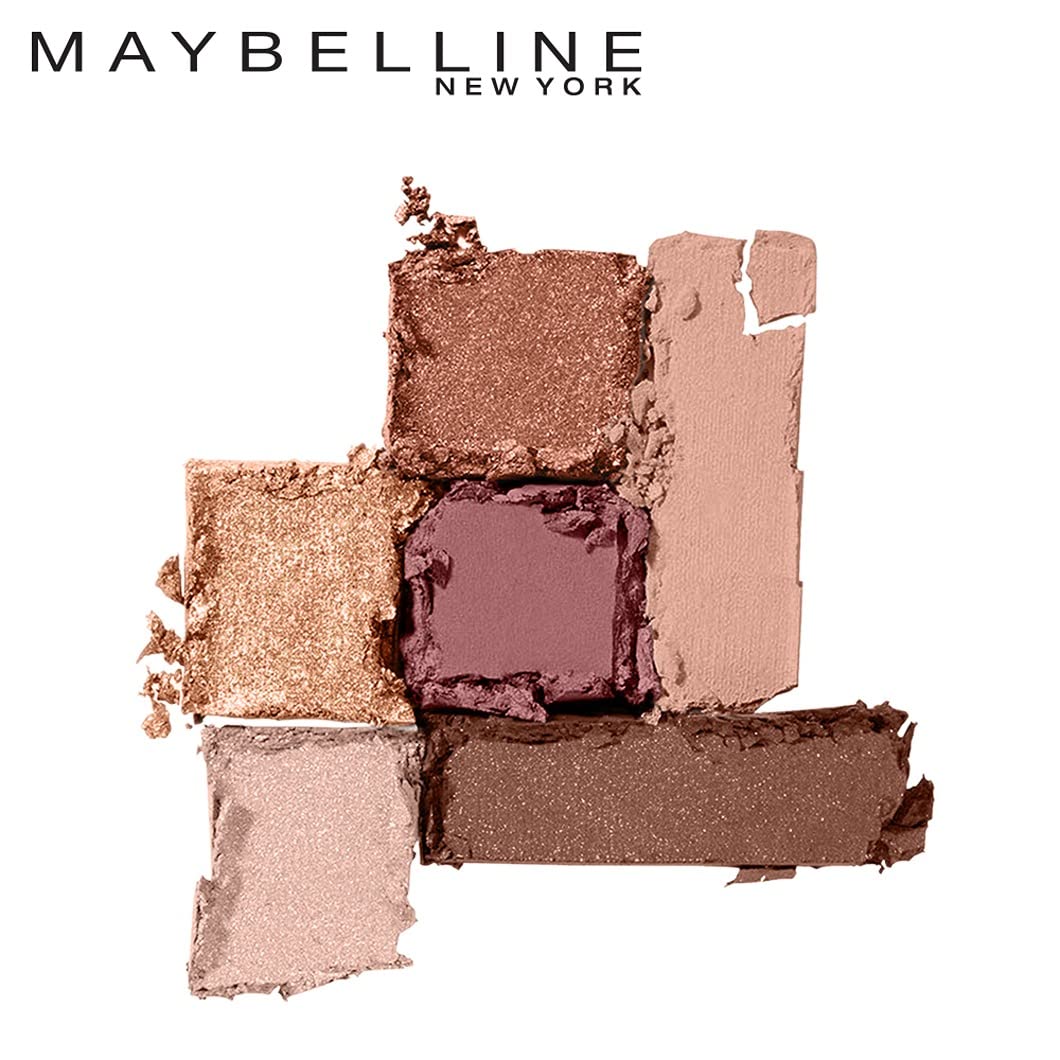 Maybelline New York Eyeshadow Palette, 6 Highly Blendable Shades, Sheer Finish, City Mini Palette, 5th Avenue Sunset, 6.4g