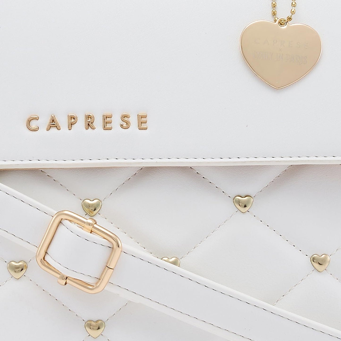 Caprese Cheryl Satchel Bag, Large | Stylish Quilted Handbag for Women with Multiple Compartments & Adjustable & Detachable Sling Strap | Secure Zip Closure| Perfect for Casual & Daily Essentials