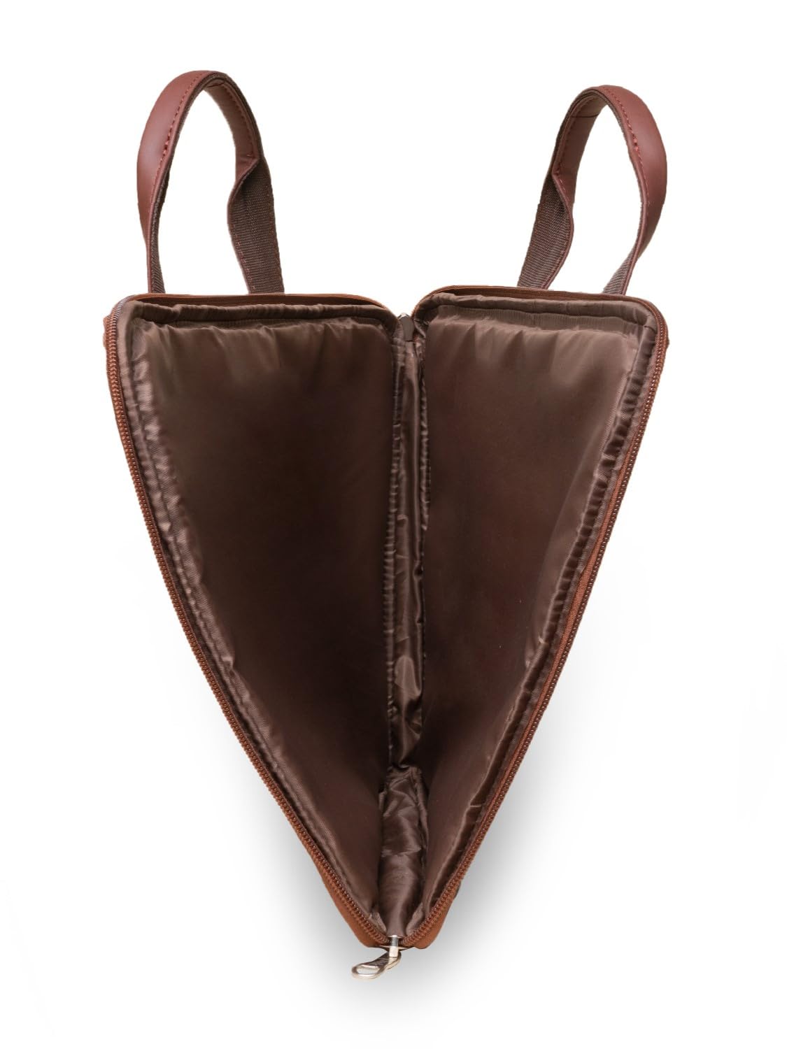 ZOUK Vegan Leather GeoOptics Printed Casual L-Zippered Laptop Sleeves For Women