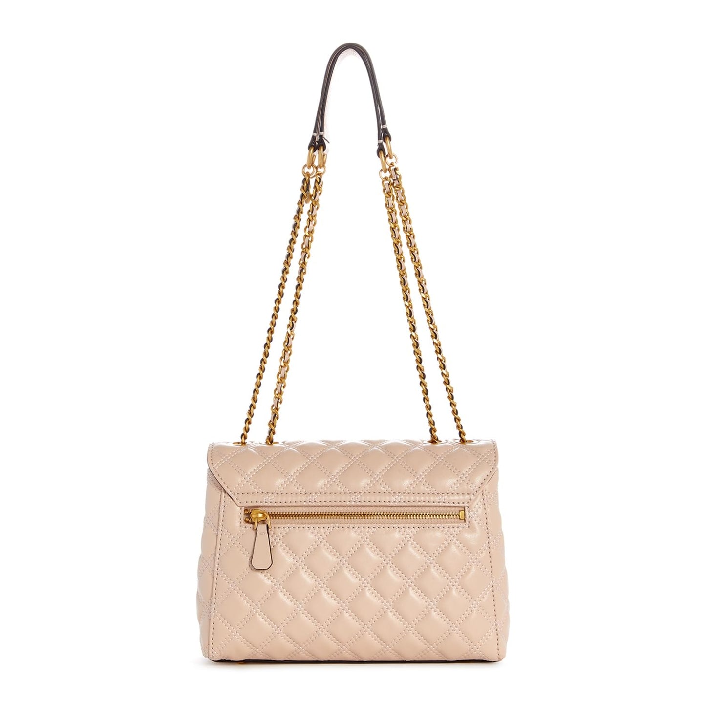 Guess Women's Light Beige Quilted Crossbody Bag| Ladies Purse Handbags | Gift For Ladies
