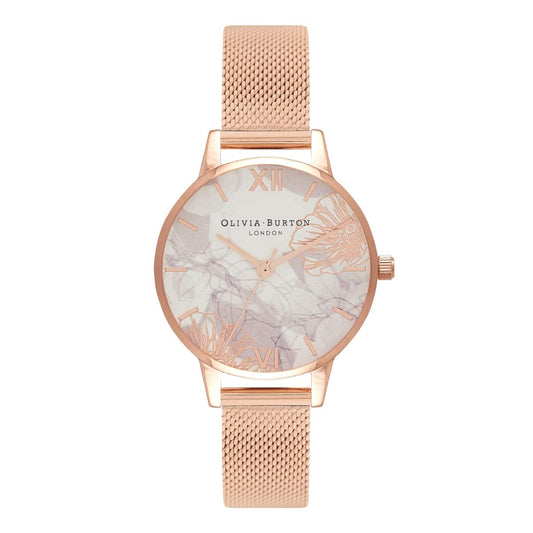 Olivia burton Abstract Florals Analog Multicolor Dial Women's Watch-OB16VM11