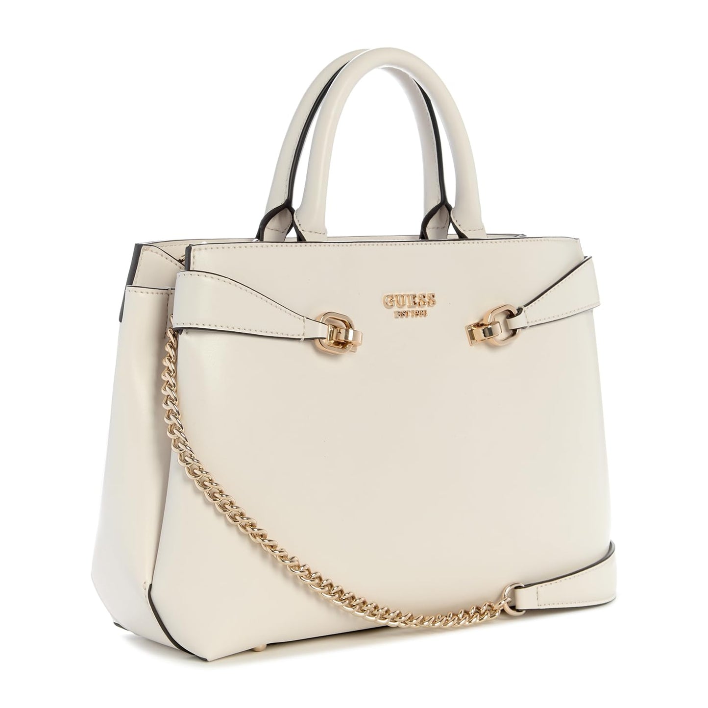 GUESS Bone Solid Polyurethane Lorelei Girlfriend Satchel