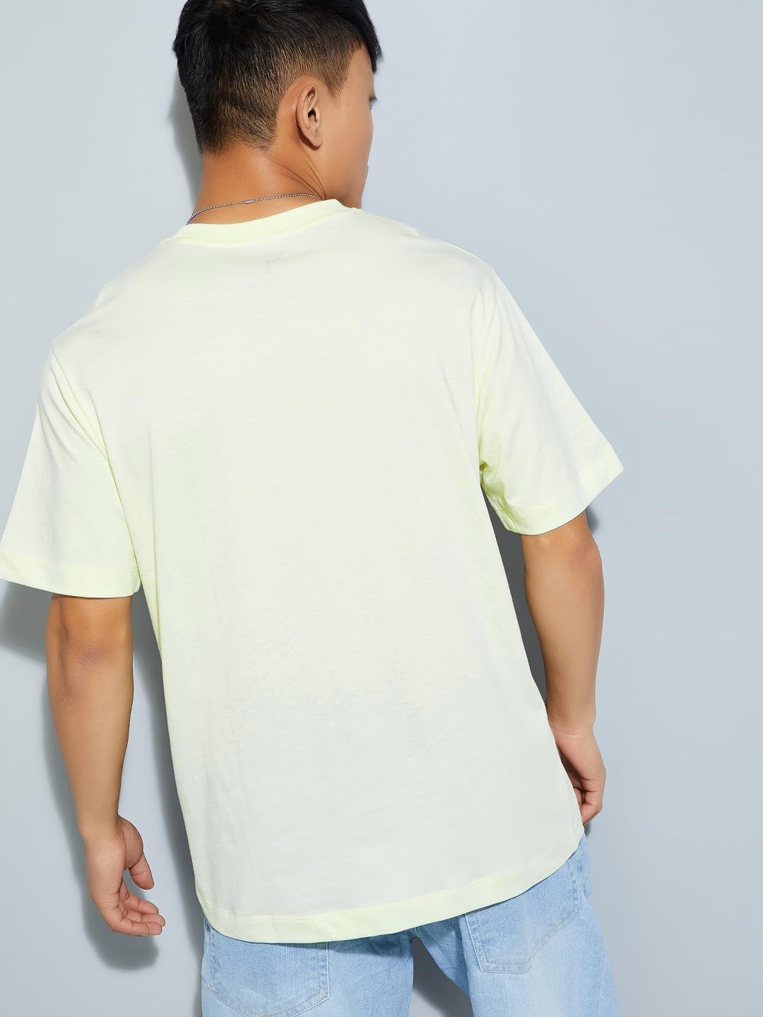 Max Men's Regular Fit T-Shirt (CABC25S603PT_Yellow