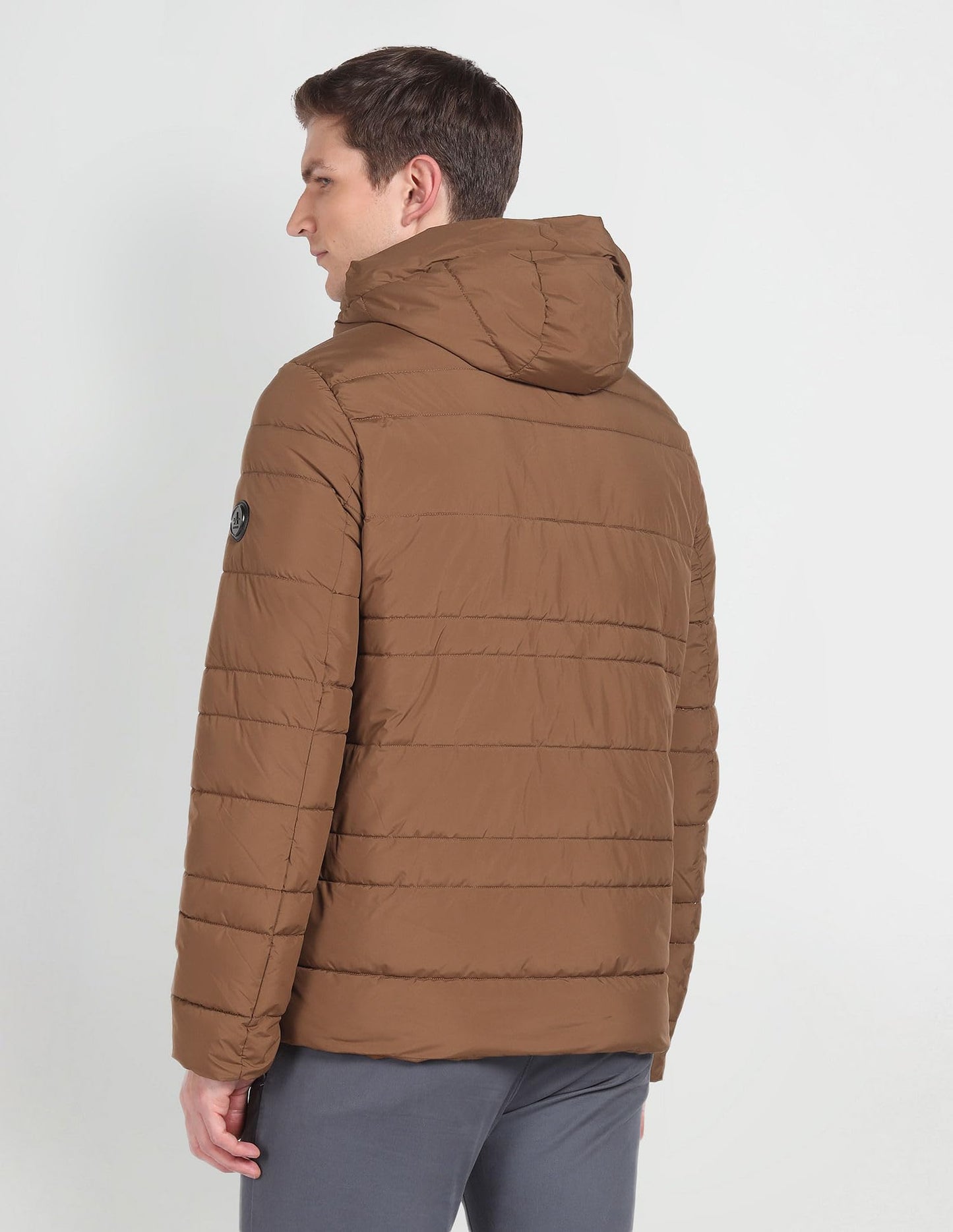 Arrow Men's A-Line Coat (ASAGJK4728_Khaki