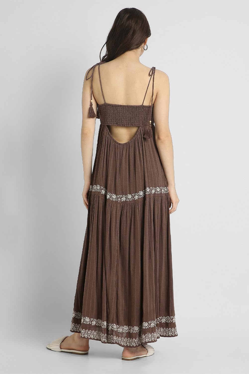 American Eagle Women's Cotton Blend Modern Maxi Dress