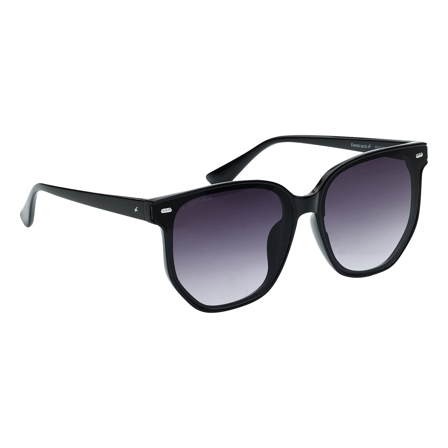 Fastrack Grey Round 100% UV protected Sunglasses for Unisex