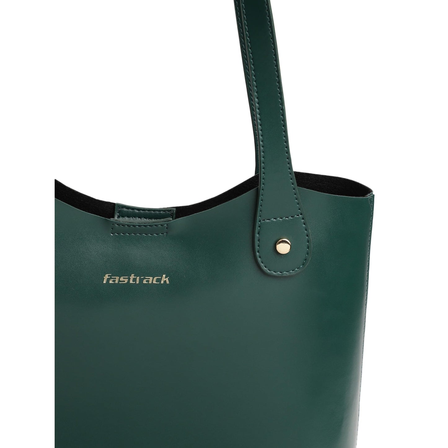 Fastrack Malachite Green Tall Tote Bag for Women