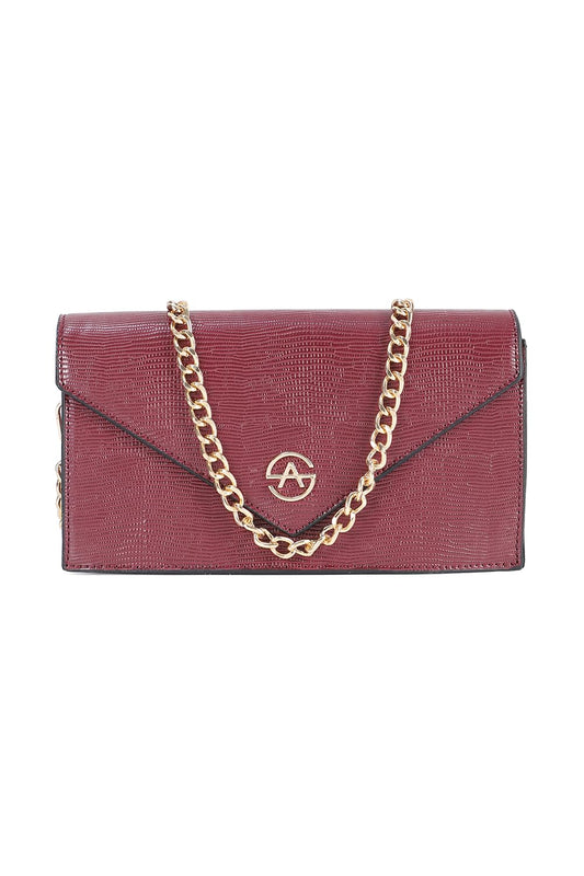 Allen Solly Polyester Women Burgundy Colour Wallets_Ahbgfrgbs02485 Size-23 * 7 * 13Cm
