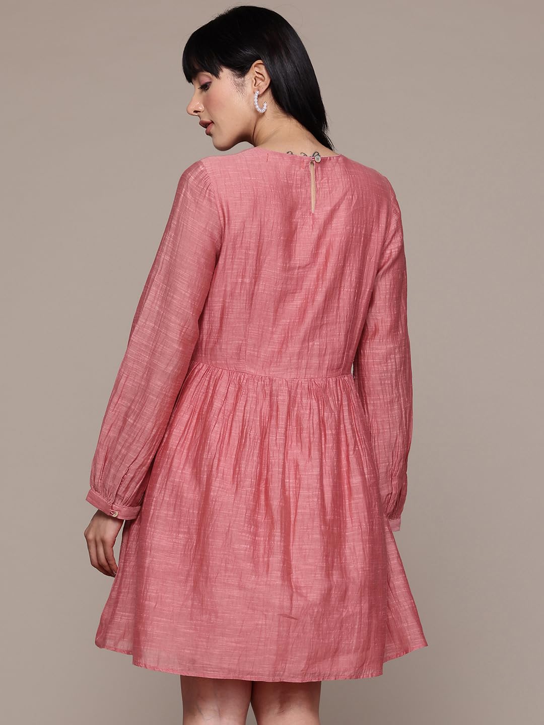 Ritu Kumar Pink Essential-Label Short Dress
