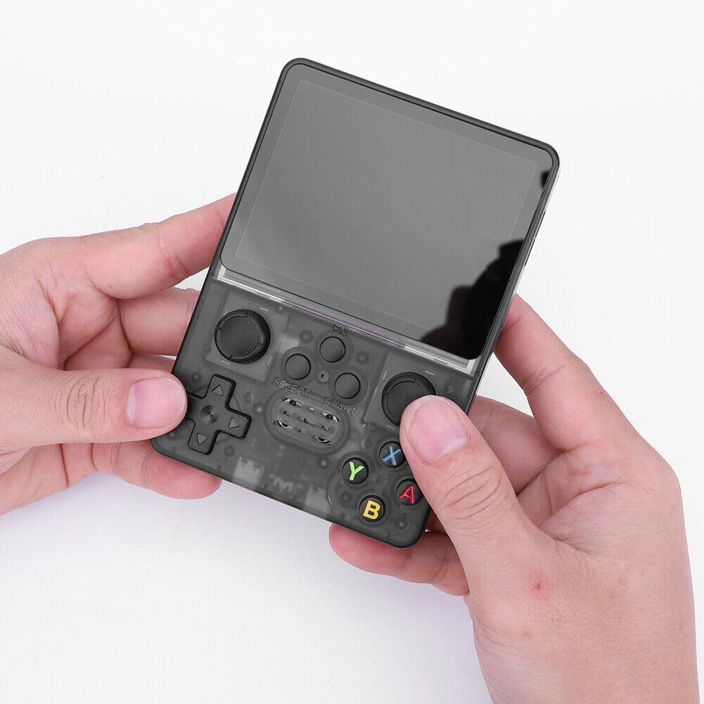 New World X-Ninja R35S Retro Video Game Console 64GB Mini Handheld Gameboy Built in 8000+ Classic Games + PSP Games 3.5-inch IPS Screen Dual 3D Joystick