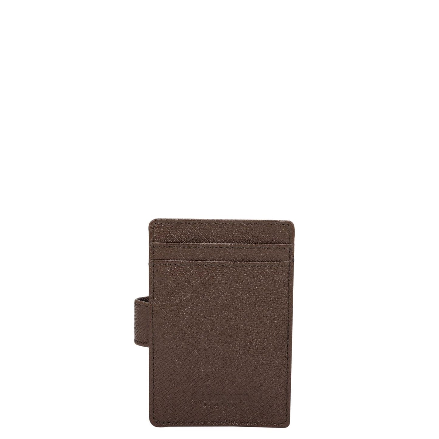 Da Milano Leather Card Holder for Men & for Women - Brown